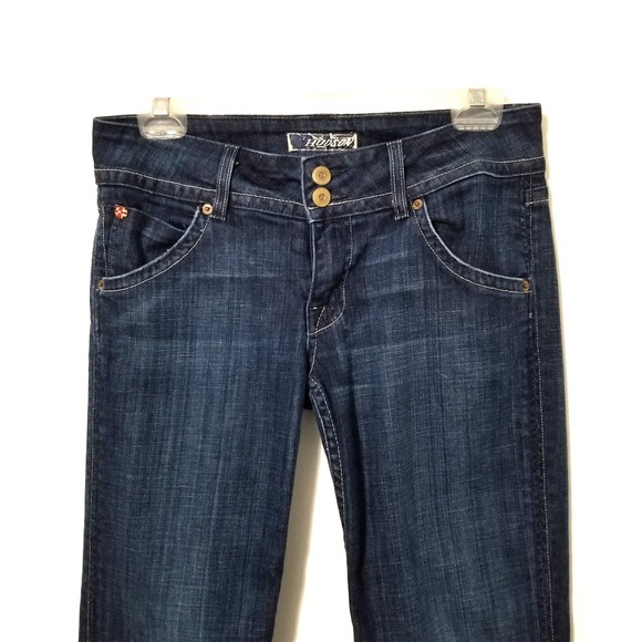 Hudson Signature Bootcut Jeans Dark Wash SZ 28 - Picture 5 of 8